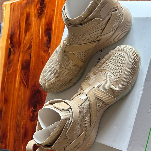 APL Super Future Champagne Uni-Sex High-Top Sneakers with Strap Design - Picture 3 of 6